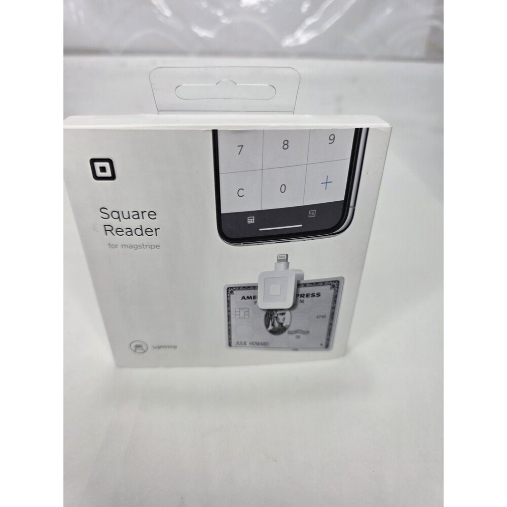 Square Credit  Debit Card Reader for Magstripe (with Lightning Connector)